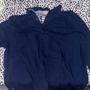 Denim & Flower Blue Casual Button Down Shirt